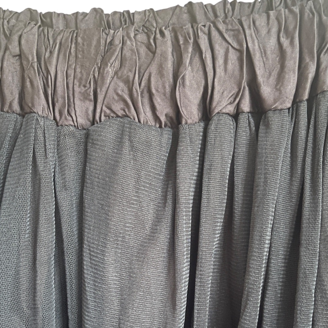 Look Inc Boutique Brand Black Tulle Layered Maxi Skirt S — image 2 of 6